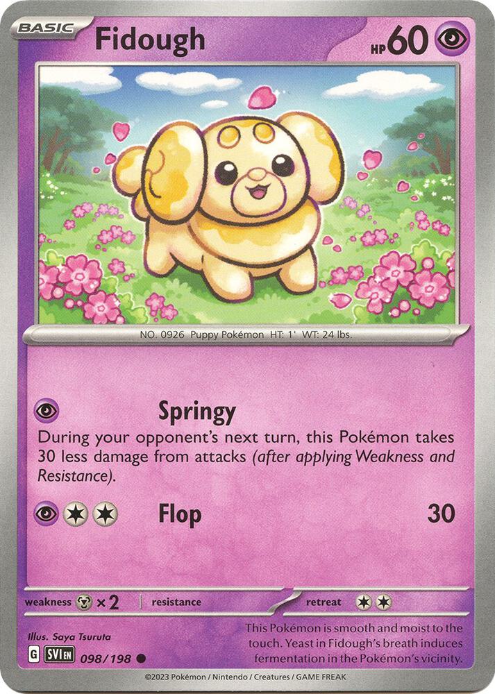 Fidough 098/198 (SV01: Scarlet & Violet Base Set)  | Good Games Adelaide SA