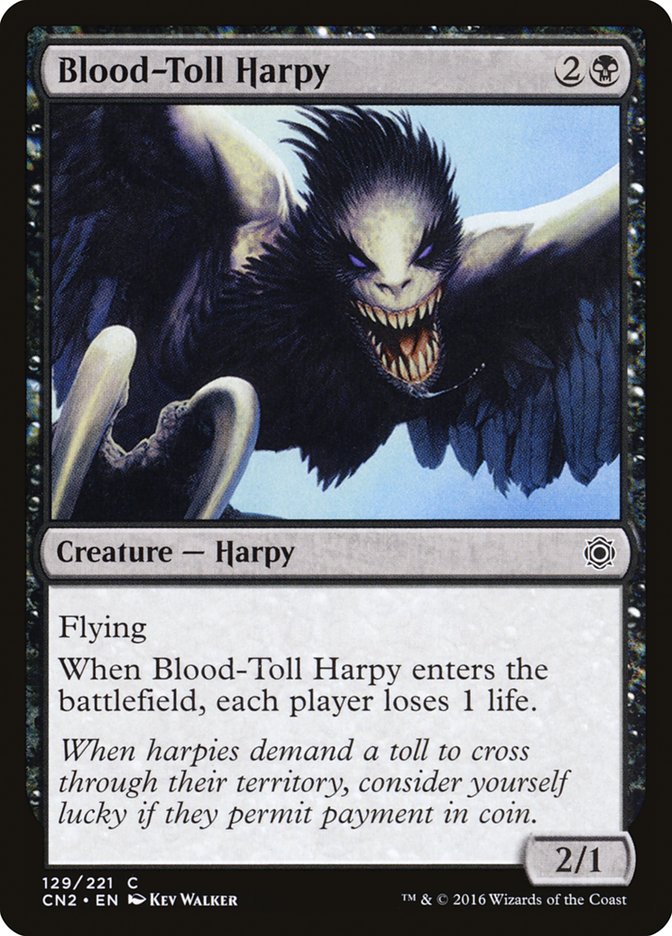 Blood-Toll Harpy [Conspiracy: Take the Crown] | Good Games Adelaide SA