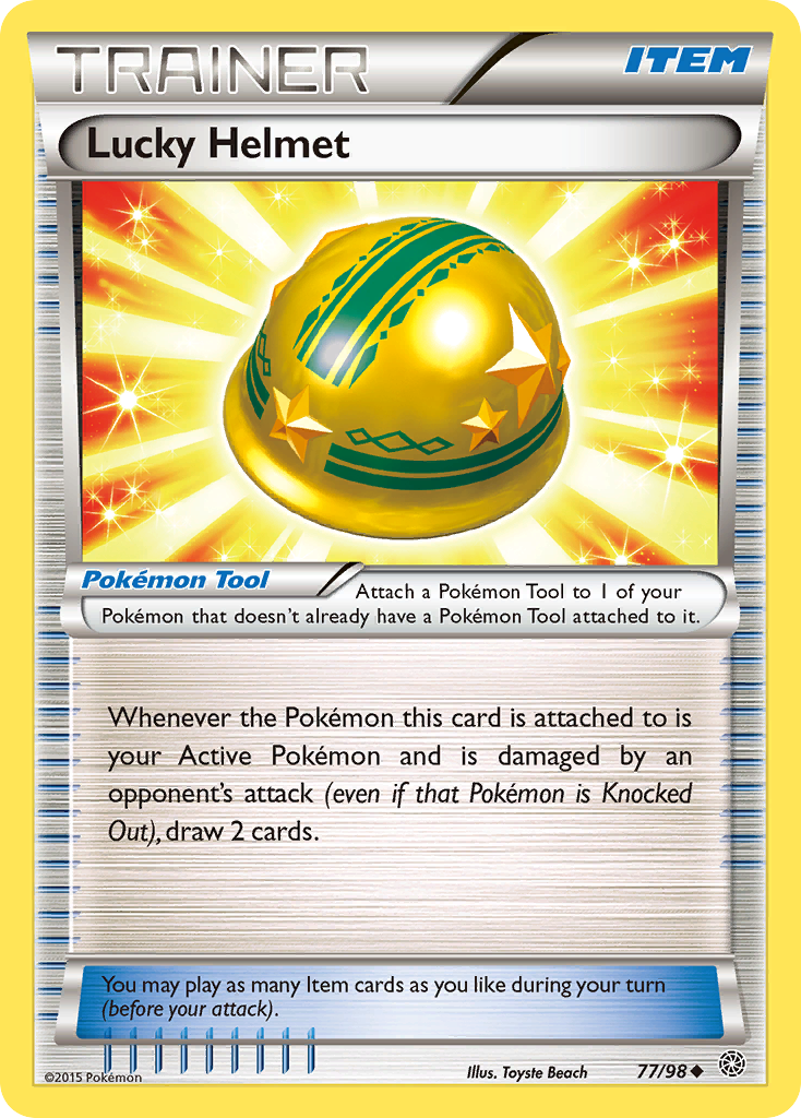Lucky Helmet (77/98) [XY: Ancient Origins] | Good Games Adelaide SA