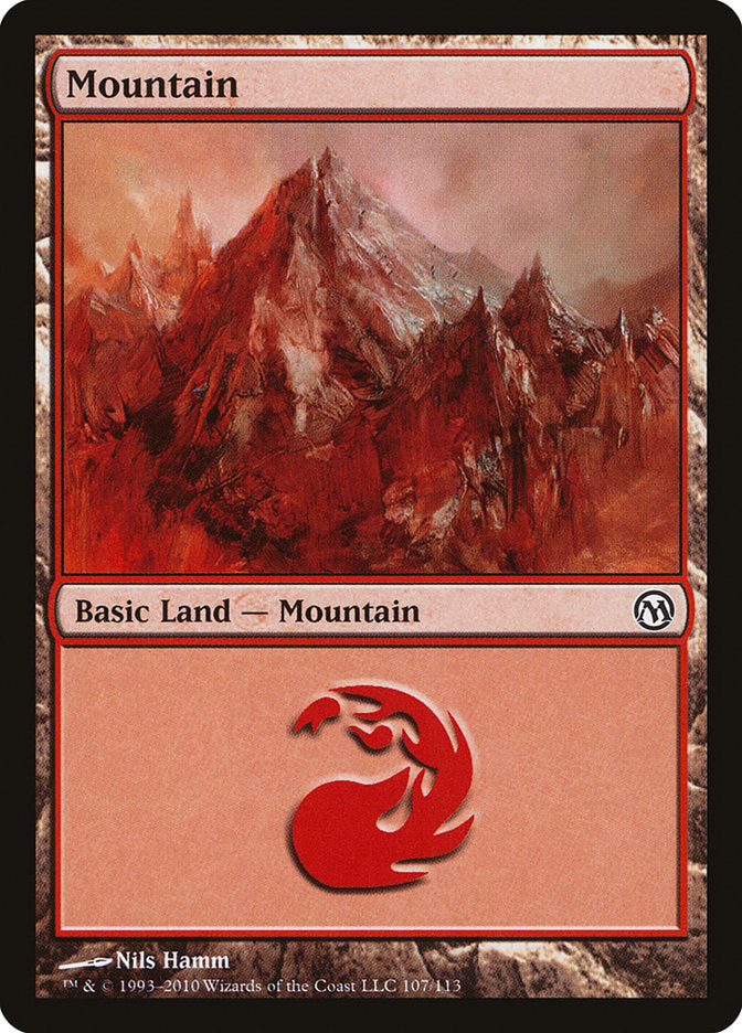 Mountain (107) [Duels of the Planeswalkers] | Good Games Adelaide SA