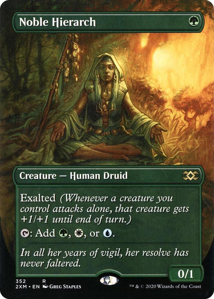 Noble Hierarch Borderless 352 (Double Masters)  | Good Games Adelaide SA