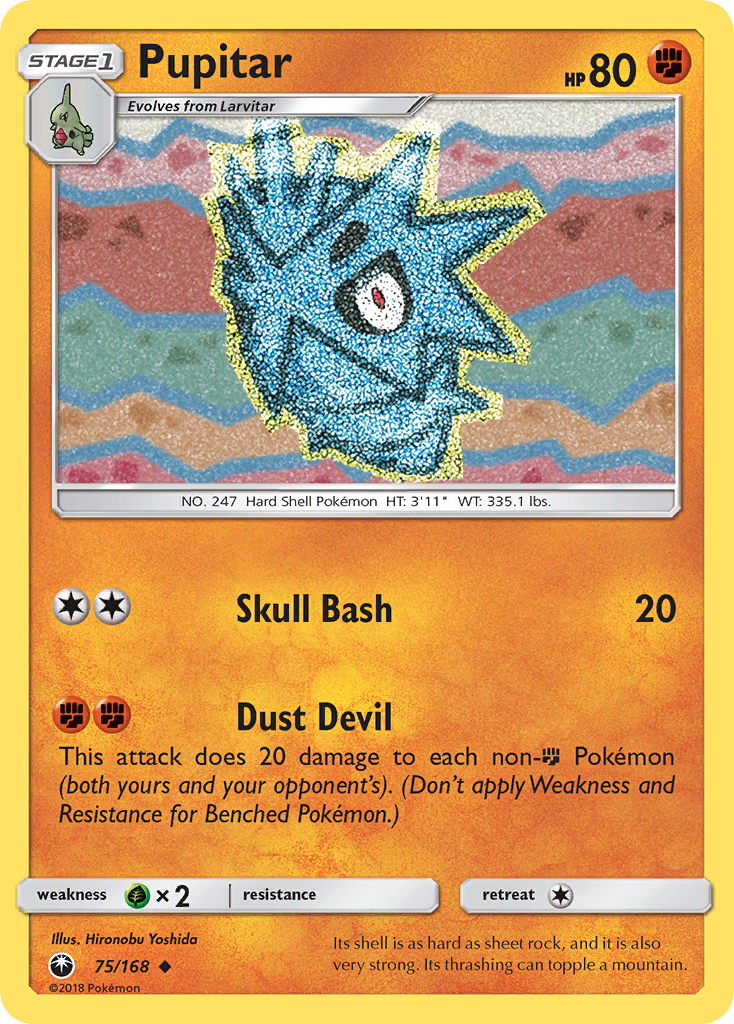 Pupitar (75/168) [Sun & Moon: Celestial Storm] | Good Games Adelaide SA