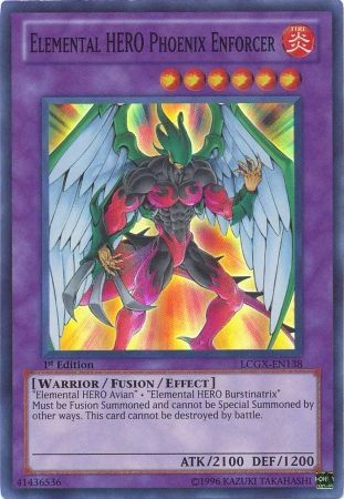 Elemental HERO Phoenix Enforcer [LCGX-EN138] Super Rare | Good Games Adelaide SA