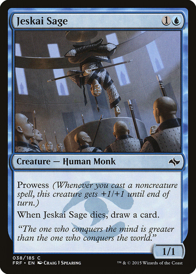 Jeskai Sage 38 (Fate Reforged)  - Foil | Good Games Adelaide SA