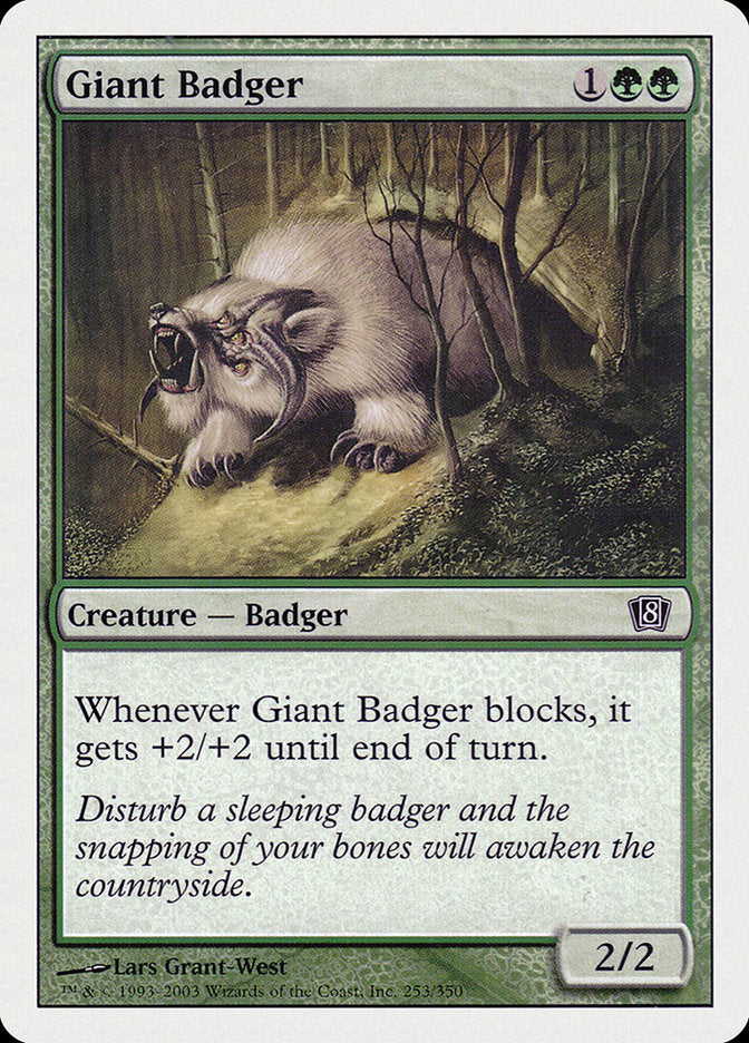 Giant Badger 253 (8th Edition)  | Good Games Adelaide SA