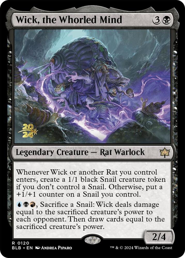 Wick the Whorled Mind 120 (Prerelease Cards)  - Foil | Good Games Adelaide SA