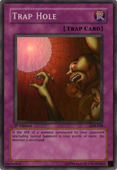 Trap Hole [LOB-058] Super Rare | Good Games Adelaide SA