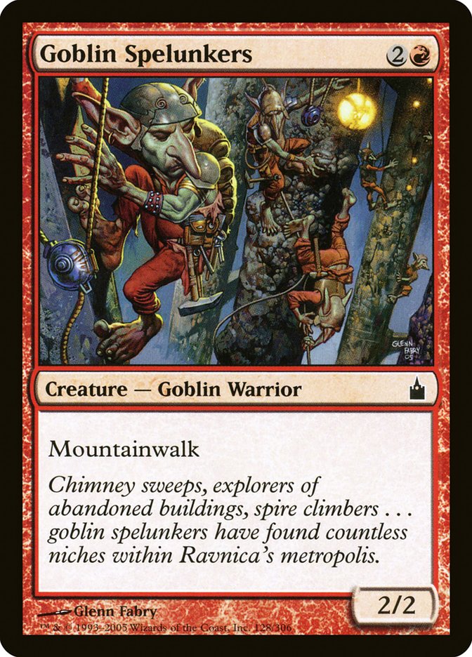 Goblin Spelunkers 128 (Ravnica: City of Guilds)  - Foil | Good Games Adelaide SA