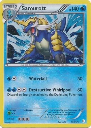 Samurott 41 149 Cosmos Holo 041/149 (Blister Exclusives)  - Holofoil | Good Games Adelaide SA