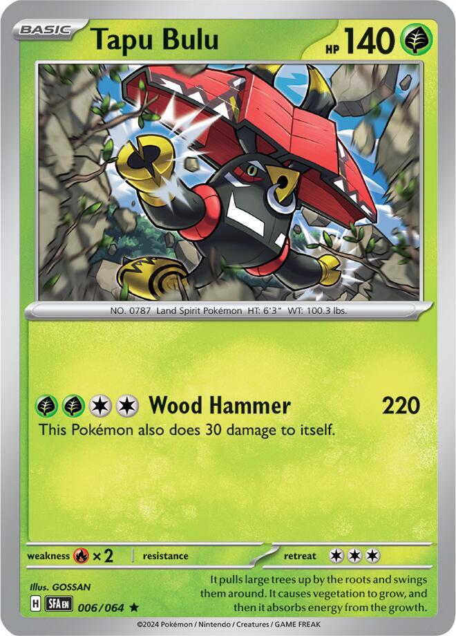 Tapu Bulu 006/064 (SV: Shrouded Fable)  - Holofoil | Good Games Adelaide SA