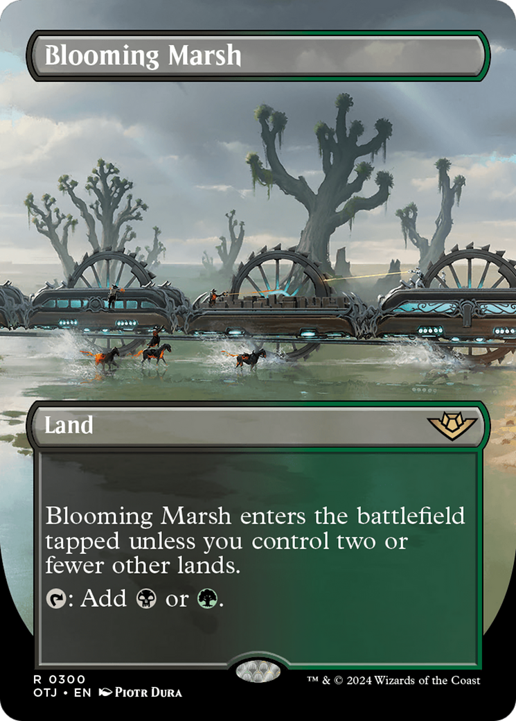 Blooming Marsh (Borderless) [Outlaws of Thunder Junction] | Good Games Adelaide SA