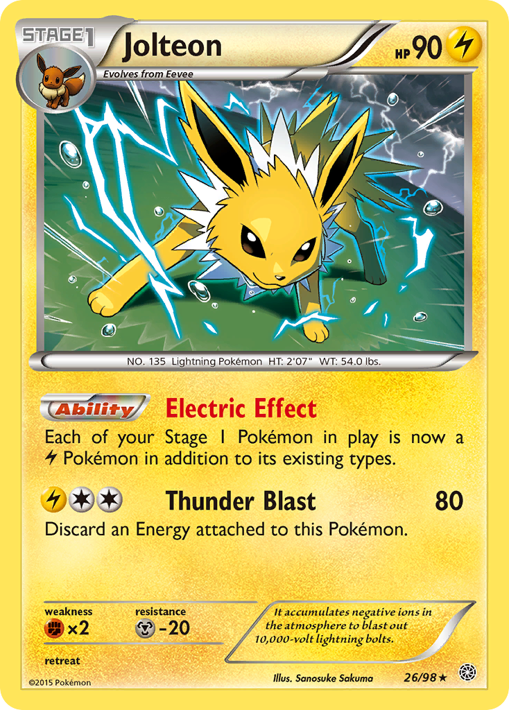 Jolteon (26/98) [XY: Ancient Origins] | Good Games Adelaide SA