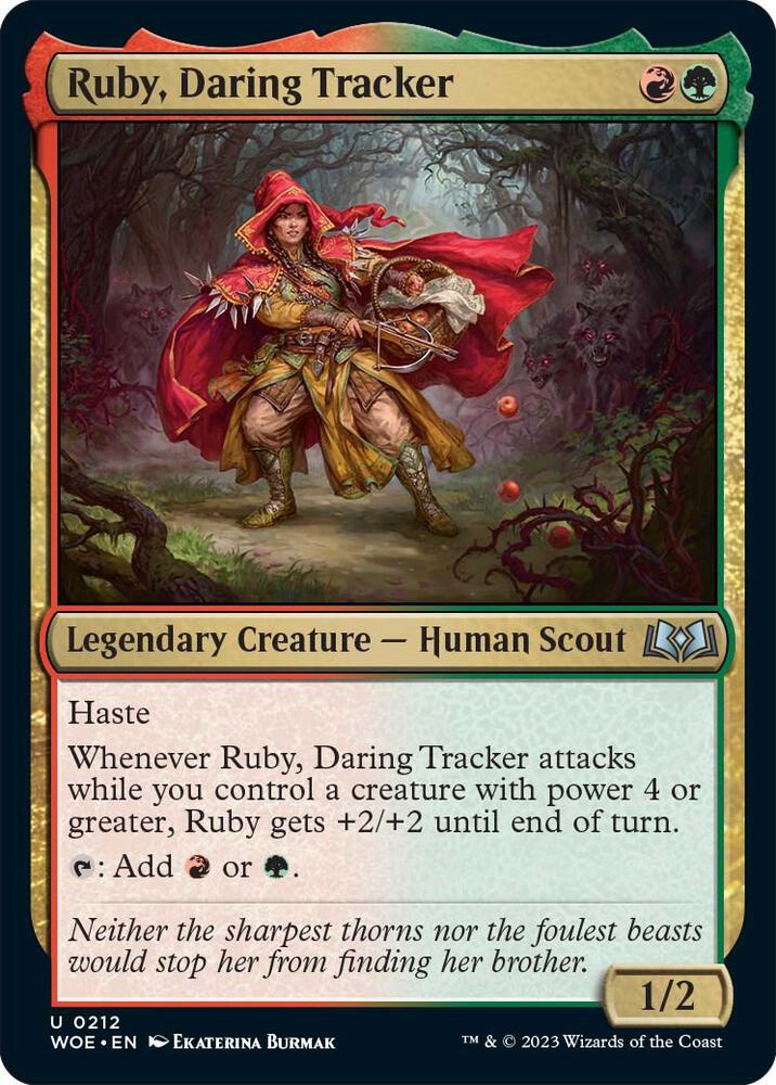 Ruby Daring Tracker 212 (Wilds of Eldraine)  | Good Games Adelaide SA