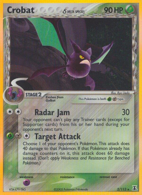 Crobat Delta Species 2/113 (Delta Species)  - Reverse Holofoil | Good Games Adelaide SA
