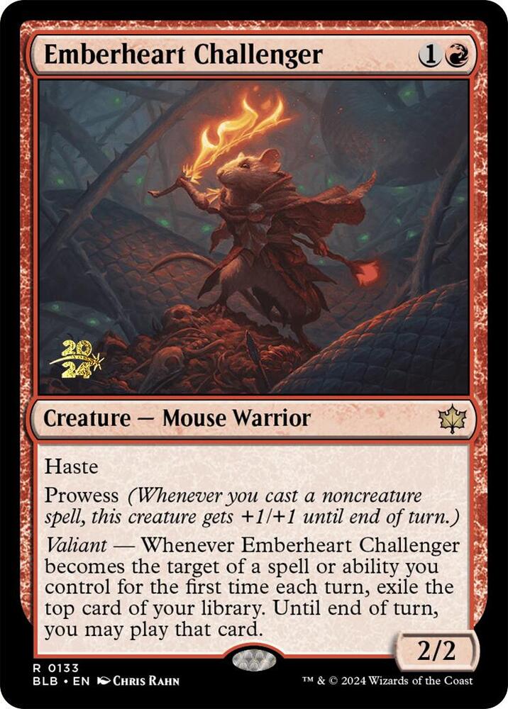 Emberheart Challenger 133 (Prerelease Cards)  - Foil | Good Games Adelaide SA