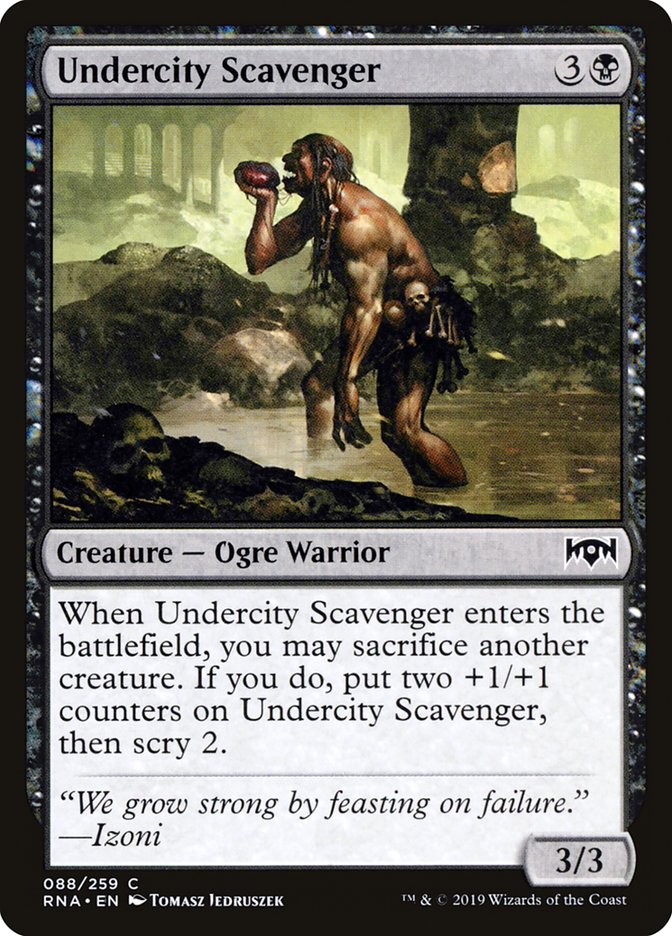 Undercity Scavenger 88 (Ravnica Allegiance)  | Good Games Adelaide SA