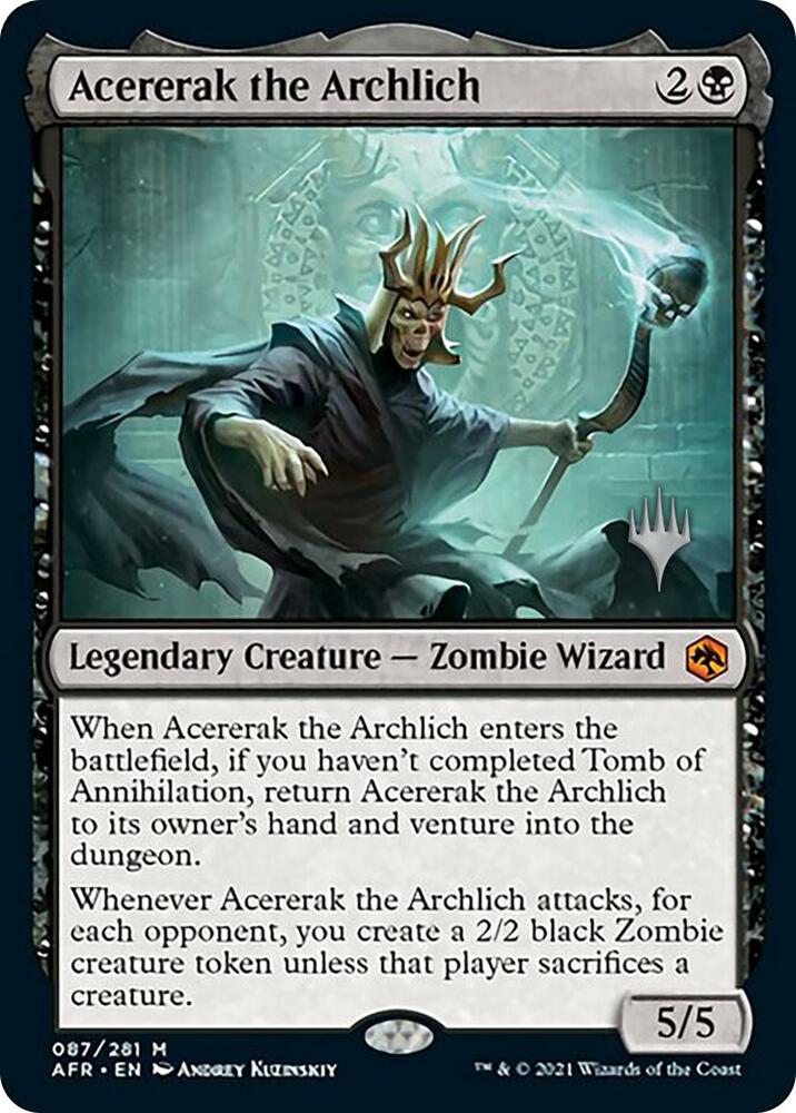 Acererak the Archlich 87 (Promo Pack: Adventures in the Forgotten Realms)  | Good Games Adelaide SA
