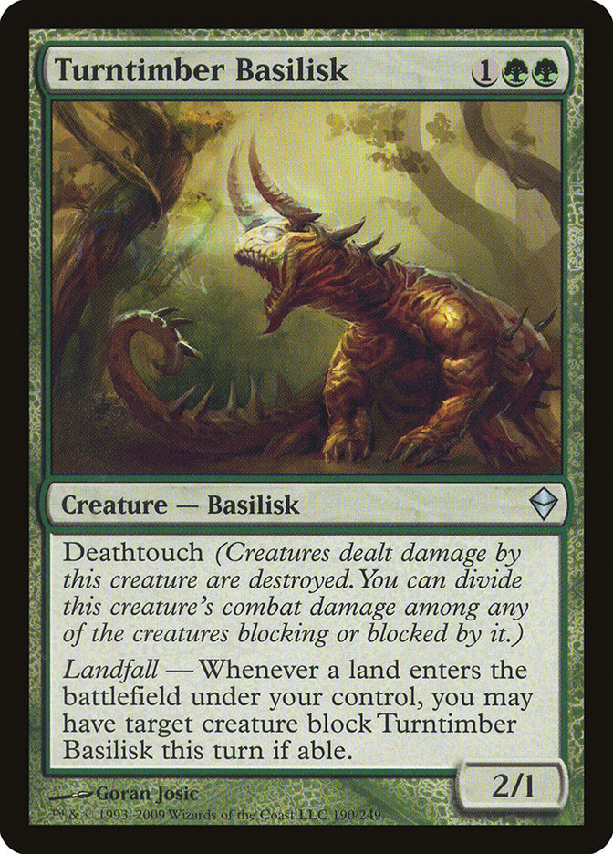 Turntimber Basilisk [Zendikar] | Good Games Adelaide SA