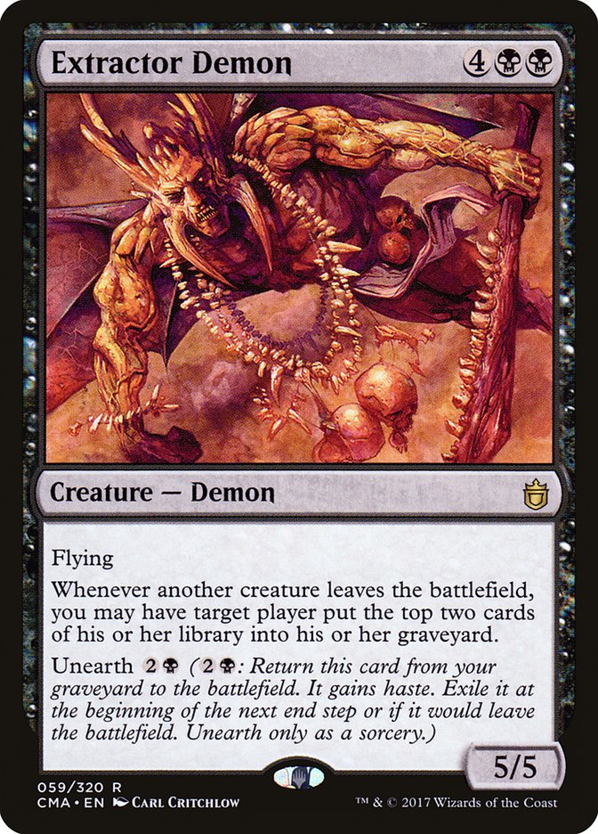 Extractor Demon [Commander Anthology] | Good Games Adelaide SA
