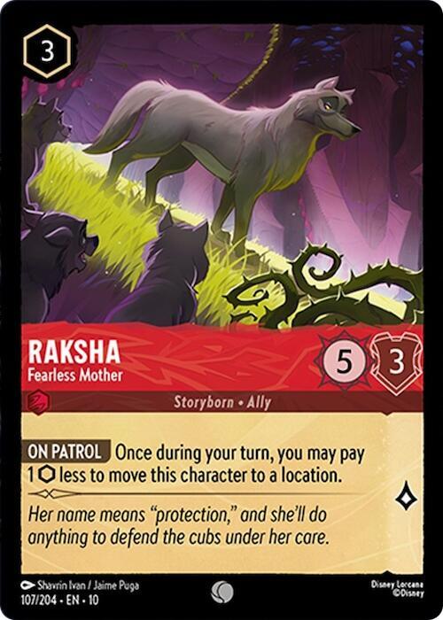 Raksha Fearless Mother 107/204 (Whispers in the Well)  | Good Games Adelaide SA