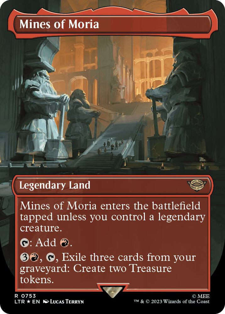Mines of Moria 753 (Universes Beyond: The Lord of the Rings: Tales of Middle-earth)  - Borderless Surge Foil | Good Games Adelaide SA