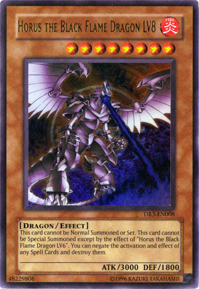 Horus the Black Flame Dragon LV8 [DR3-EN008] Ultra Rare | Good Games Adelaide SA
