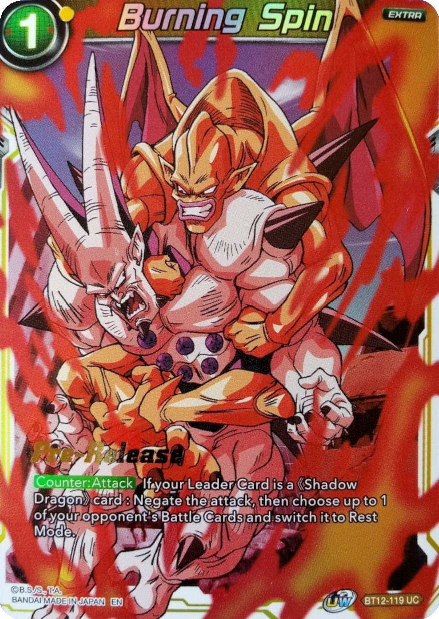 Burning Spin (Vicious Rejuvenation) [BT12-119] | Good Games Adelaide SA