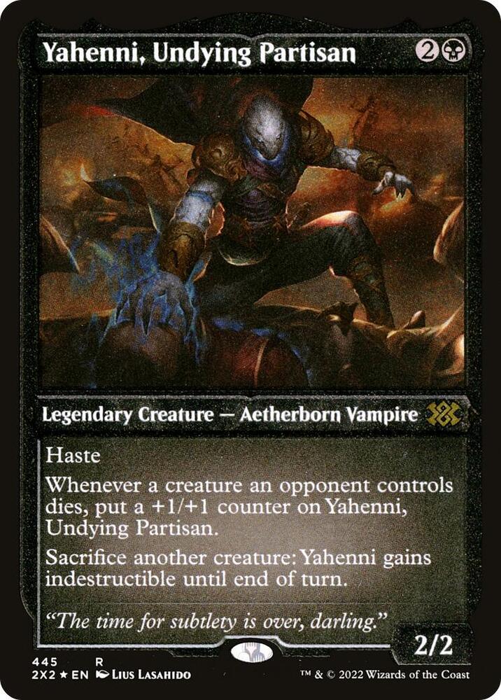 Yahenni Undying Partisan Foil Etched 445 (Double Masters 2022)  - Foil | Good Games Adelaide SA