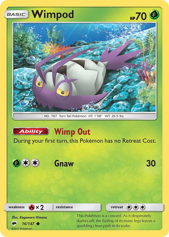 Wimpod 16/147 (SM - Burning Shadows)  | Good Games Adelaide SA