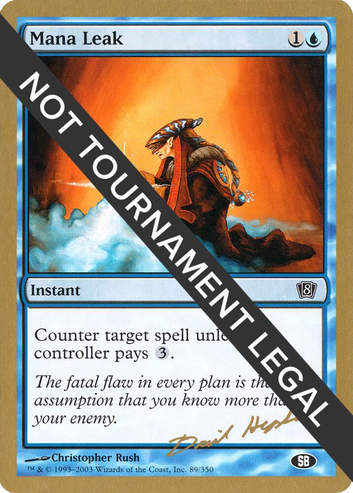 Mana Leak 2003 Dave Humpherys 8ED SB dh89sb/142 (World Championship Decks)  | Good Games Adelaide SA