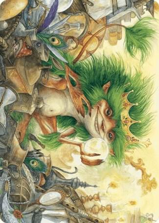 Knickknack Ouphe Art Card 50 (Art Series: Wilds of Eldraine)  | Good Games Adelaide SA