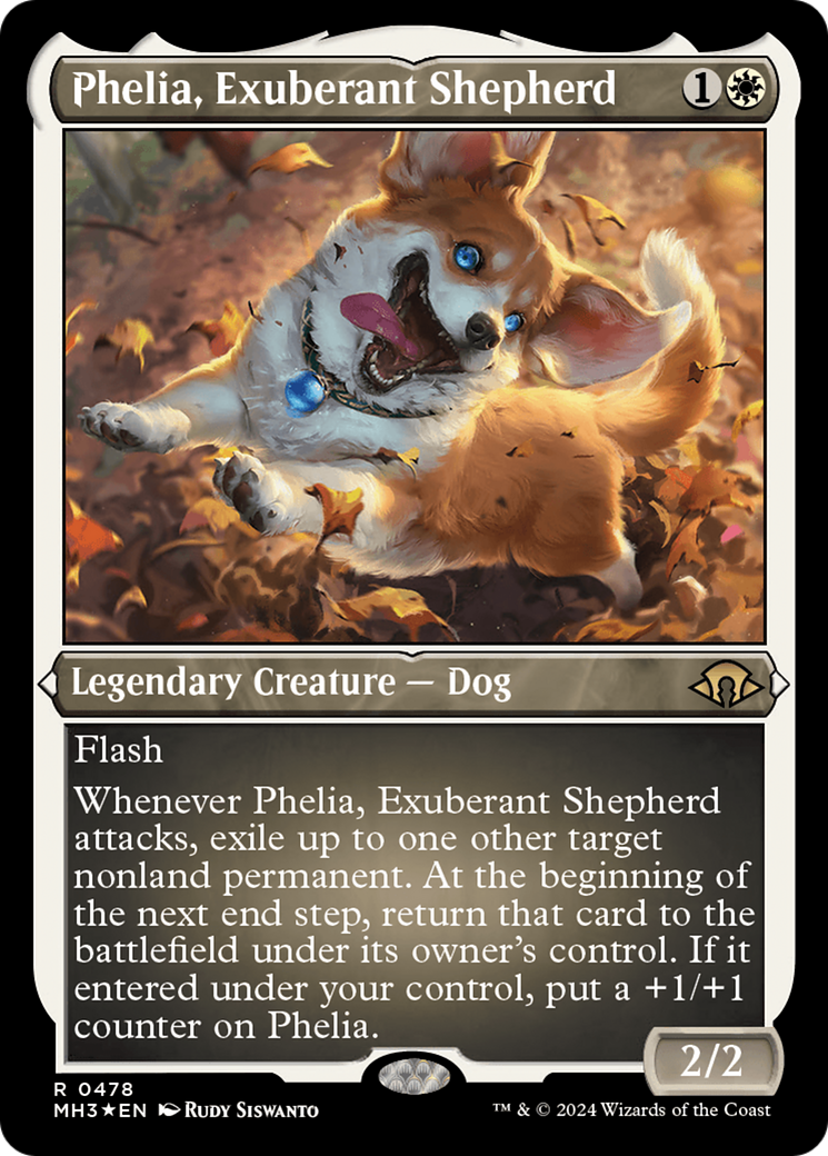 Phelia, Exuberant Shepherd (Foil Etched) [Modern Horizons 3] | Good Games Adelaide SA