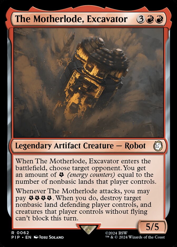 The Motherlode, Excavator 62 (Universes Beyond: Fallout)  | Good Games Adelaide SA