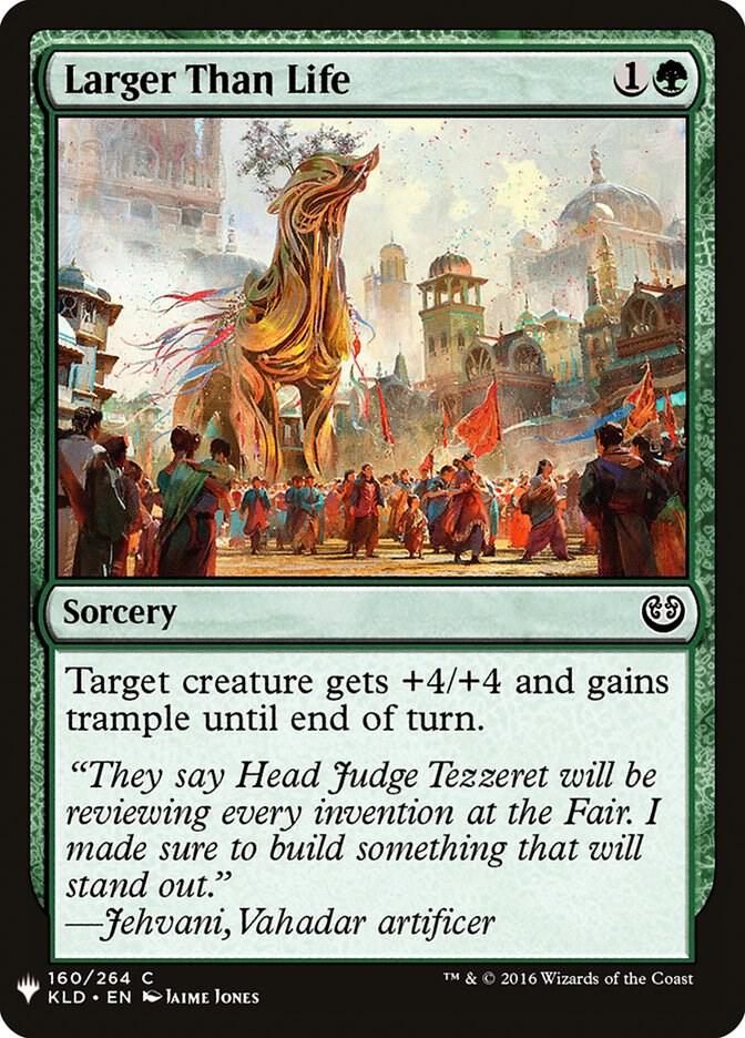 Larger Than Life 160 (The List Reprints)  | Good Games Adelaide SA