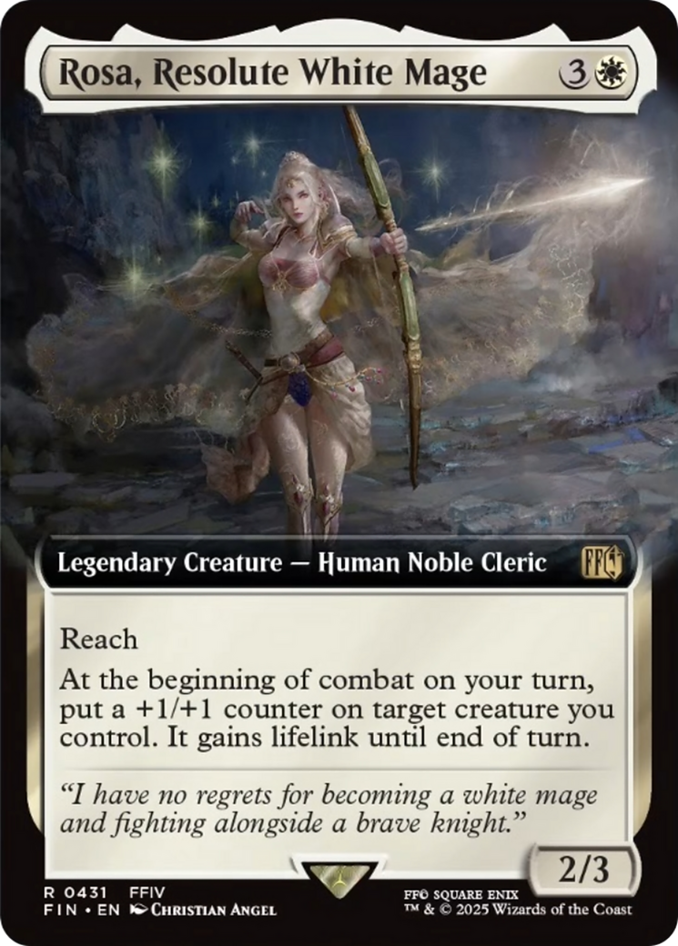 Rosa, Resolute White Mage (Extended Art) [FINAL FANTASY] | Good Games Adelaide SA