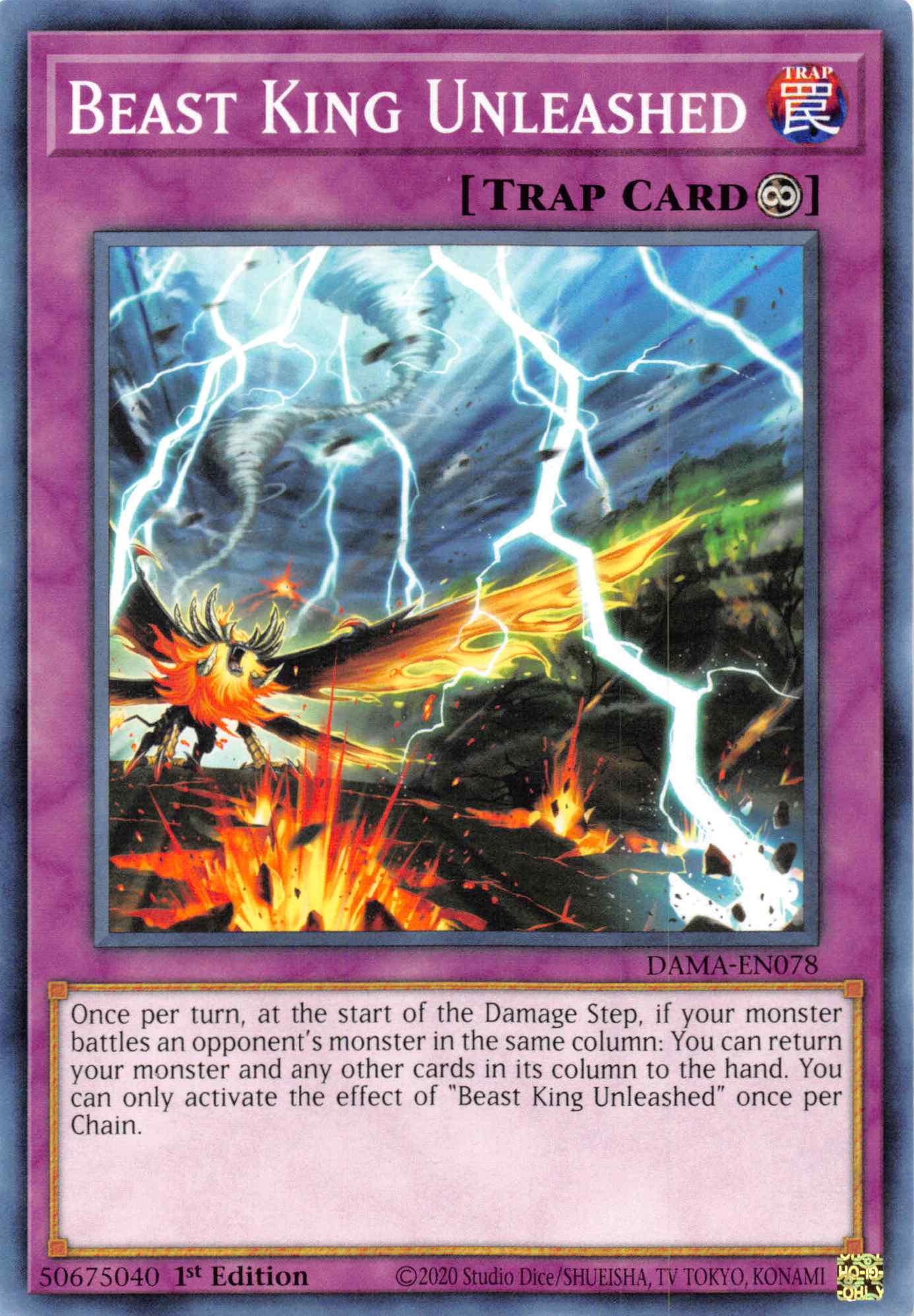 Beast King Unleashed [DAMA-EN078] Common | Good Games Adelaide SA