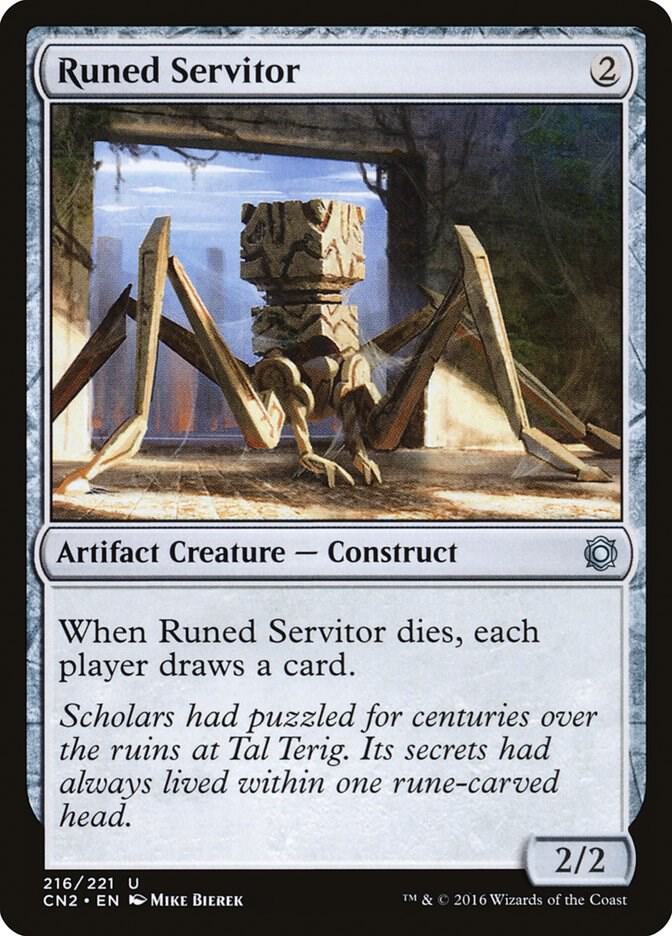 Runed Servitor 216 (Conspiracy: Take the Crown)  - Foil | Good Games Adelaide SA