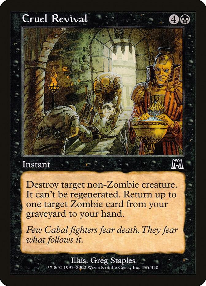 Cruel Revival 135 (Onslaught)  - Foil | Good Games Adelaide SA