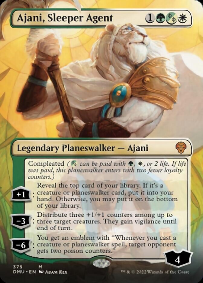 Ajani, Sleeper Agent (Borderless) (375) [Dominaria United] | Good Games Adelaide SA