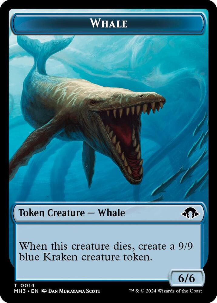 Whale Energy Reserve Double Sided Token 14 // 36 (Modern Horizons 3)  | Good Games Adelaide SA