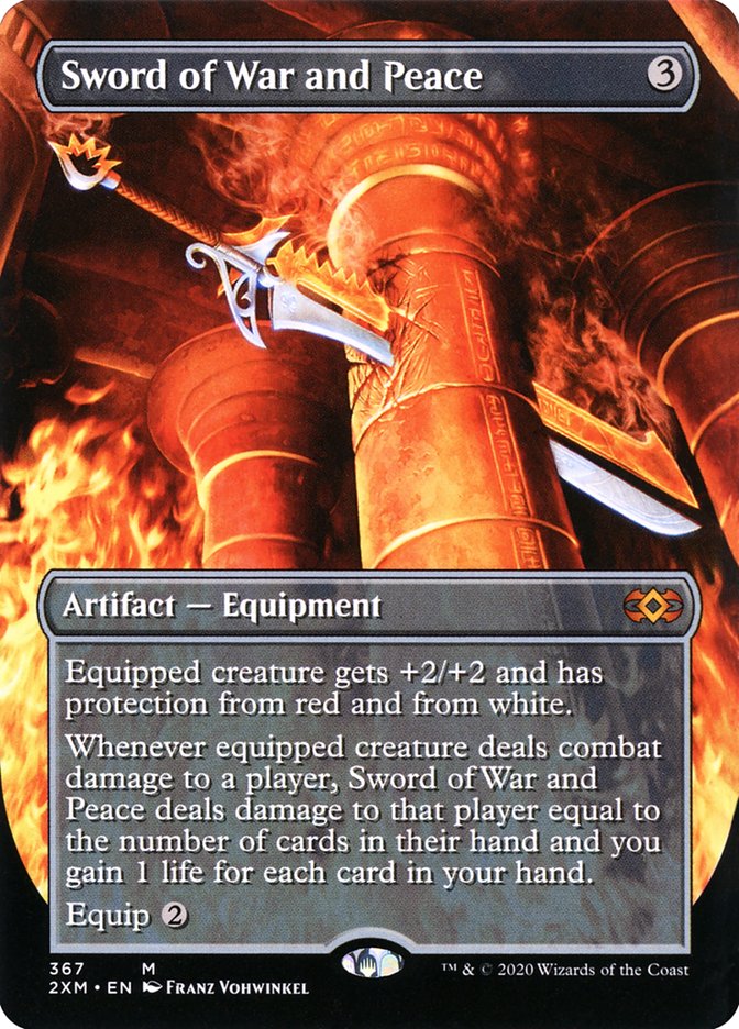 Sword of War and Peace (Borderless) [Double Masters] | Good Games Adelaide SA