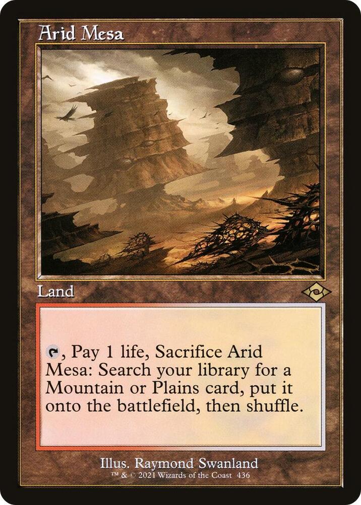 Arid Mesa Retro Frame 436 (Modern Horizons 2)  - Foil | Good Games Adelaide SA
