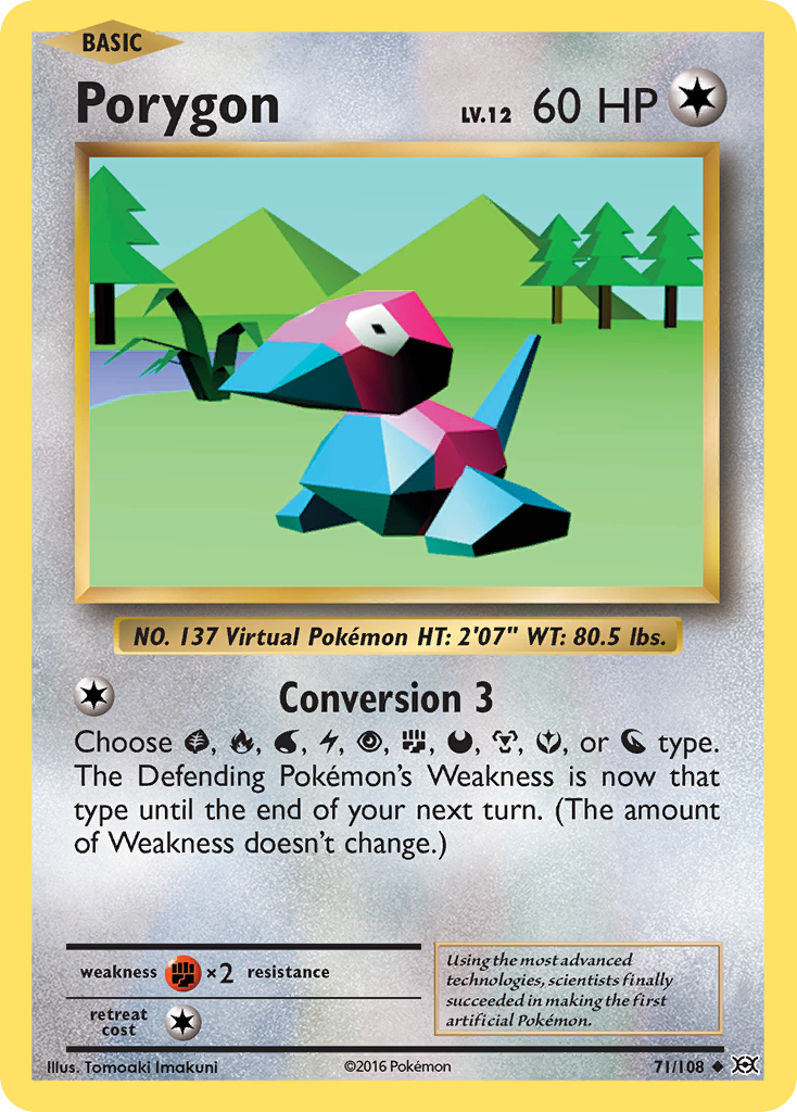 Porygon (71/108) [XY: Evolutions] | Good Games Adelaide SA