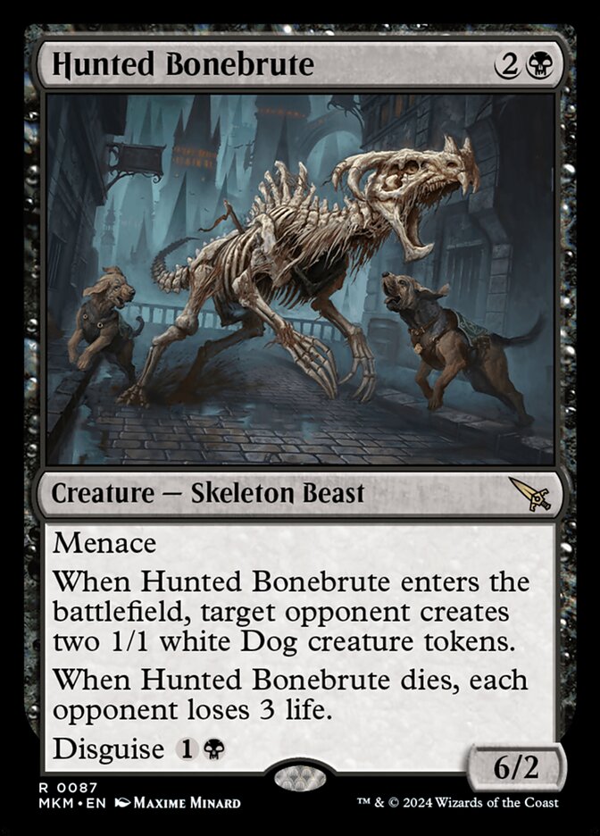 Hunted Bonebrute 87 (Murders at Karlov Manor)  - Foil | Good Games Adelaide SA