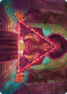 Seize the Spotlight Art Card Gold Stamped Signature 60 (Art Series: Streets of New Capenna)  | Good Games Adelaide SA