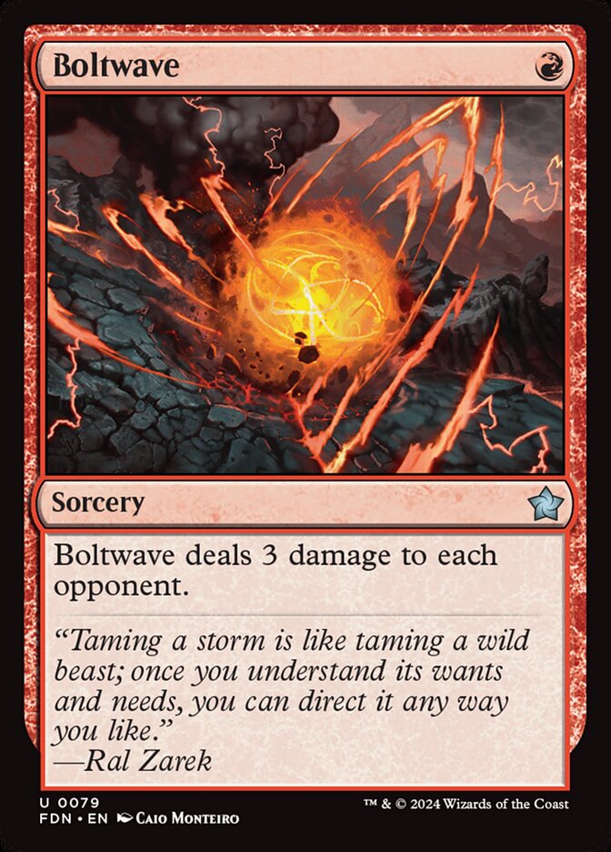 Boltwave 79 (Foundations)  - Foil | Good Games Adelaide SA