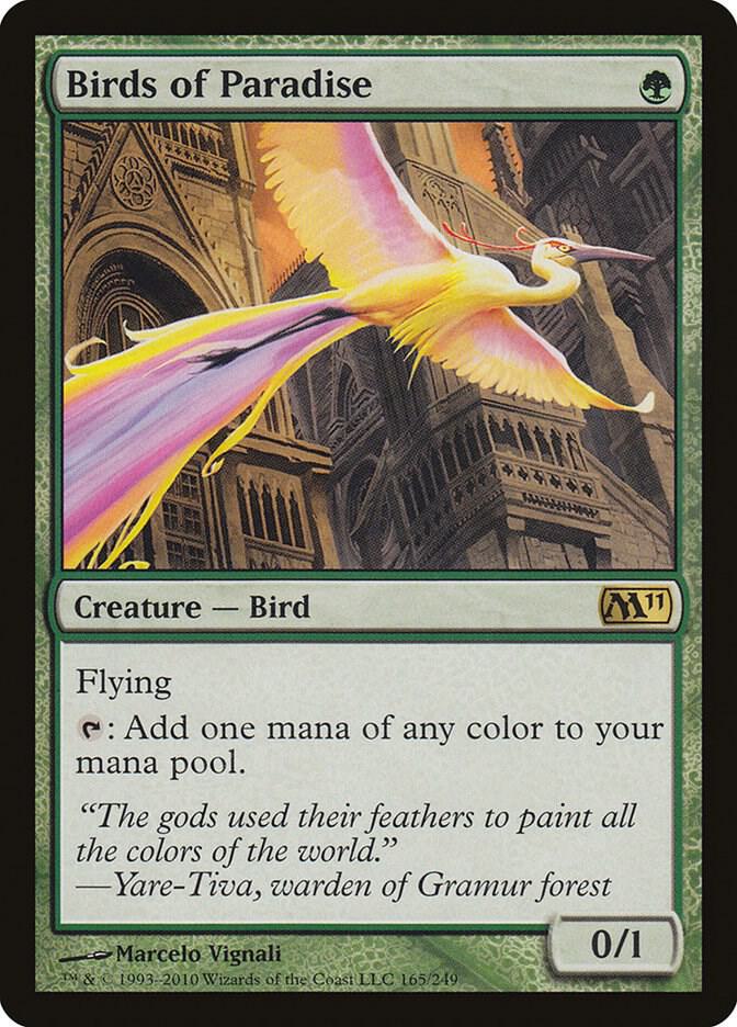 Birds of Paradise 165 (Magic 2011 (M11))  - Foil | Good Games Adelaide SA