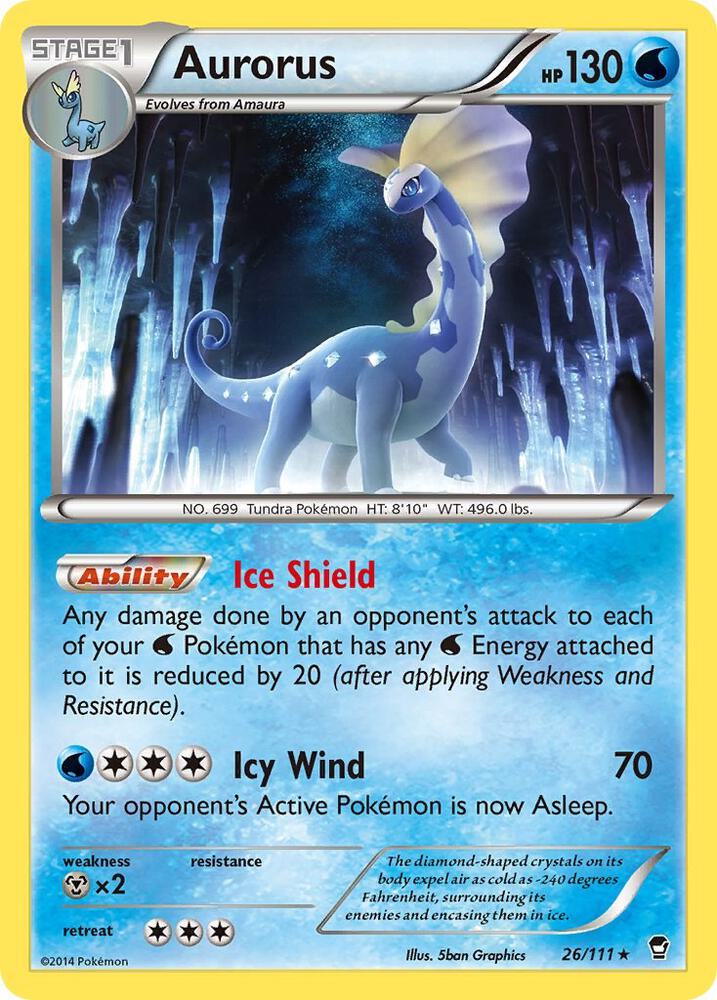 Aurorus 26/111 (XY - Furious Fists)  | Good Games Adelaide SA