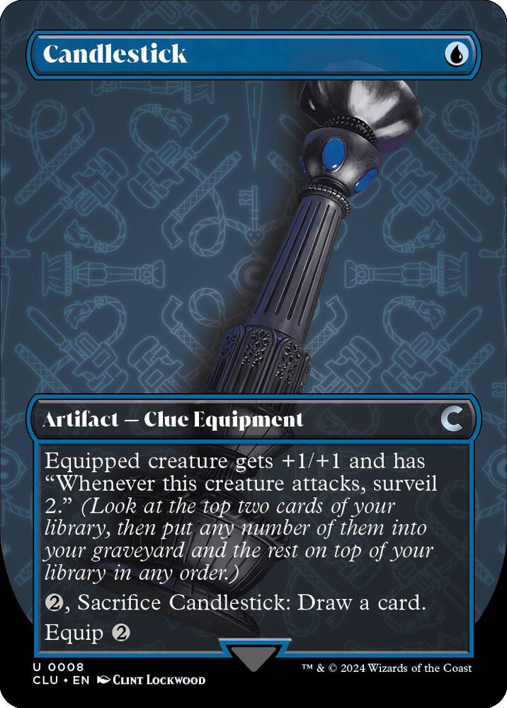 Candlestick Borderless 8 (Ravnica: Clue Edition)  | Good Games Adelaide SA