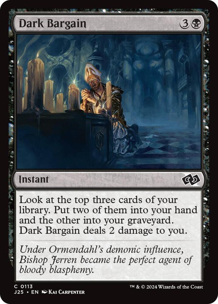Dark Bargain 113 (Foundations Jumpstart)  | Good Games Adelaide SA